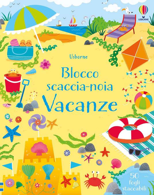Vacanze. Blocco scaccia-noia - Kirsteen Robson,Sam Smith - copertina