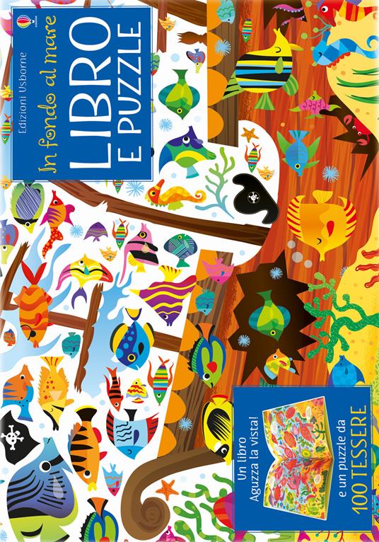 In fondo al mare. Libro e puzzle. Ediz. a colori. Con puzzle - Kirsteen Robson - copertina