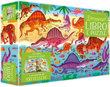 Dinosauri. Libro e puzzle. Ediz. a colori. Con puzzle - Sam Smith - copertina