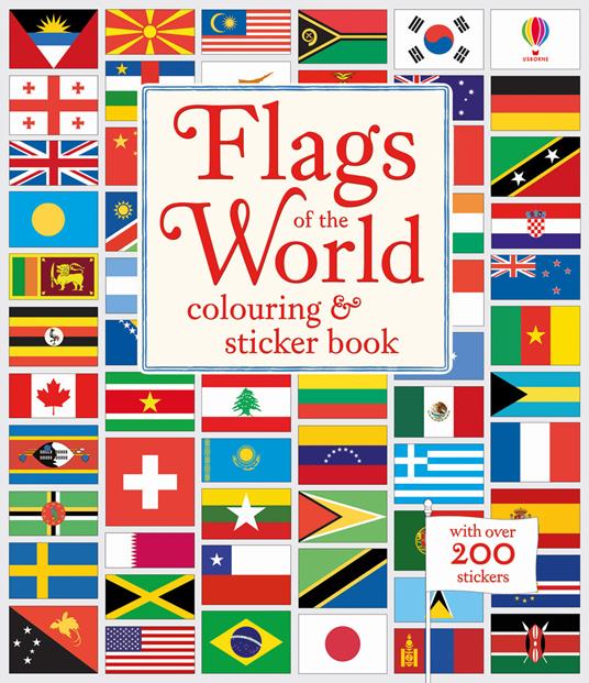 Flags of the world. Colouring & Sticker Book - Susan Meredith - copertina