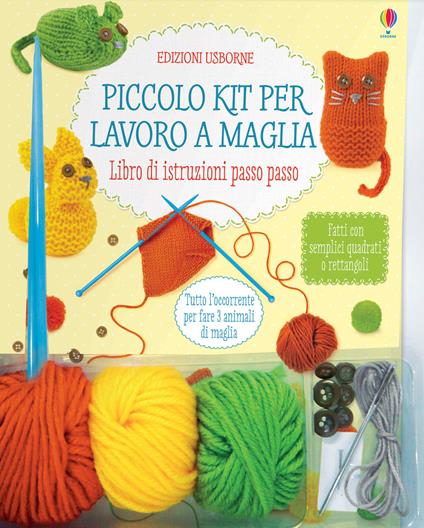 Piccolo kit per lavoro a maglia. Con gadget - Sarah Hull - copertina