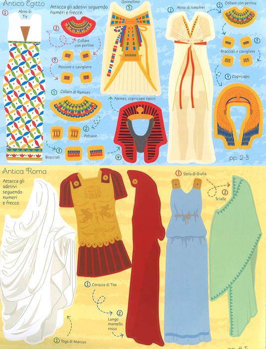 La moda del passato. Con adesivi. Ediz. a colori - Lucy Bowman,Louie Stowell - 4