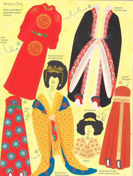 La moda del passato. Con adesivi. Ediz. a colori - Lucy Bowman,Louie Stowell - 5