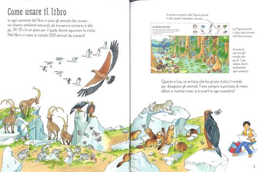 1001 animali da trovare. Ediz. a colori - Ruth Brocklehurst,Susanna Davidson - 2