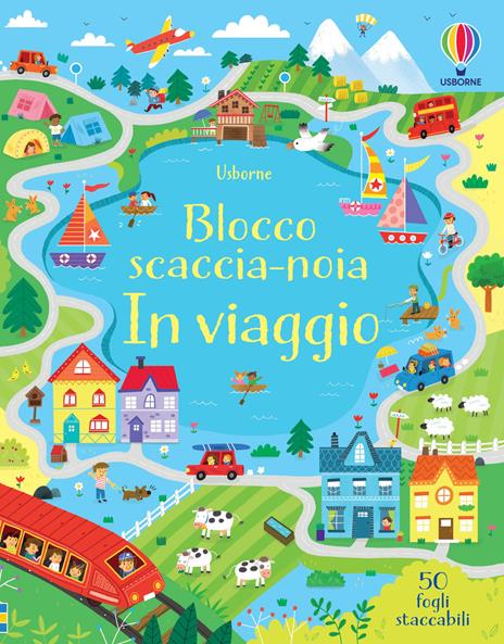 In viaggio. Blocco scaccia-noia. Ediz. a colori - Kirsteen Robson - copertina