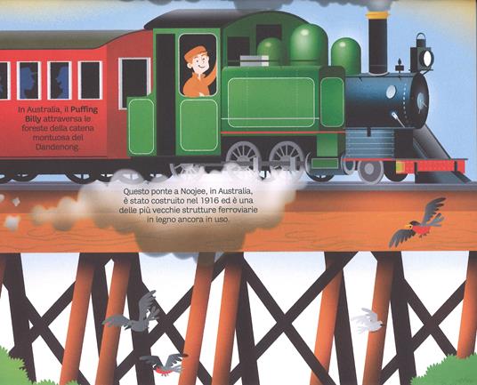 Il grande libro dei treni. Ediz. a colori - Megan Cullis - 5