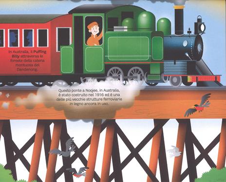 Il grande libro dei treni. Ediz. a colori - Megan Cullis - 5