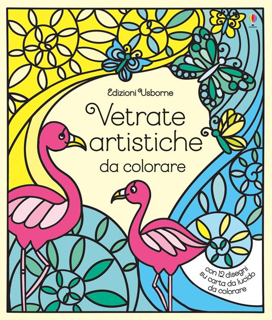 Vetrate artistiche da colorare. Ediz. a colori - Struan Reid - copertina