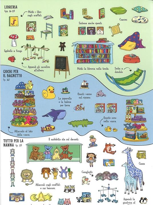 La casa delle bambole. Giocattoli. Con adesivi - Struan Reid - 4