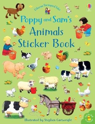 Poppy and Sam's Animals Sticker Book - Sam Taplin - cover