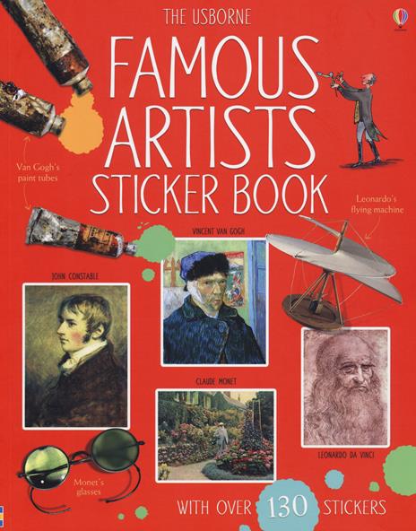 Famous artists sticker book - Megan Cullis - copertina