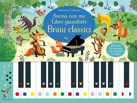Libro-pianoforte. Brani classici. Ediz. a colori. Ediz. a spirale - Sam Taplin - copertina
