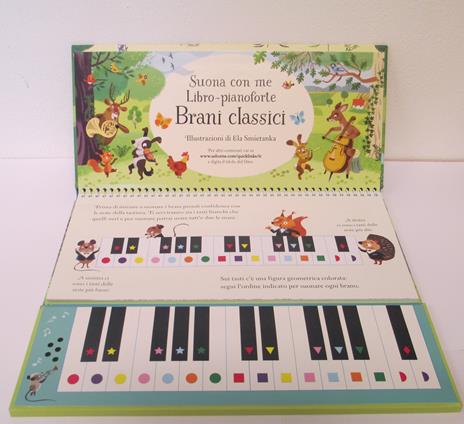 Libro-pianoforte. Brani classici. Ediz. a colori. Ediz. a spirale - Sam Taplin - 3
