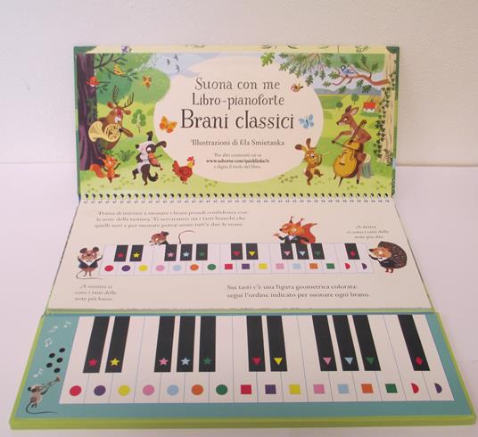 Libro-pianoforte. Brani classici. Ediz. a colori. Ediz. a spirale - Sam Taplin - 3