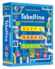 Tabelline. Flashcard. Con pennarello cancellabile