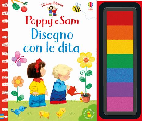 Disegno con le dita. Poppy e Sam. Ediz. a colori. Ediz. a spirale - Sam Taplin - copertina