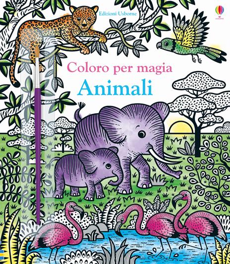 Animali. Coloro per magia. Ediz. a colori. Con gadget - Brenda Cole - copertina