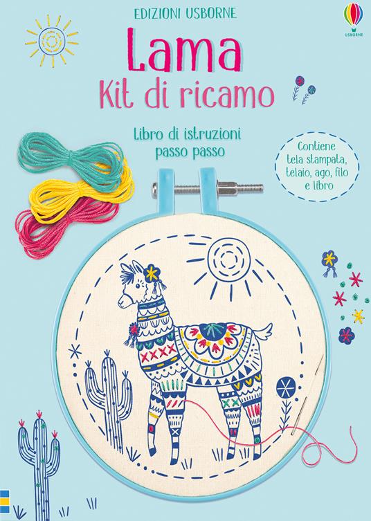 Lama. Kit di ricamo. Con gadget - Lara Bryan - copertina