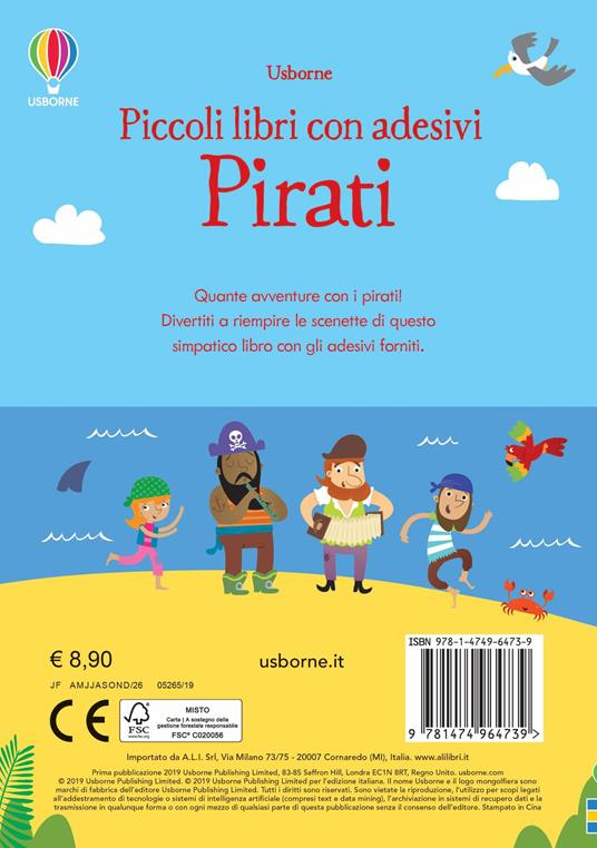 Pirati. Con adesivi. Ediz. a colori - Kirsteen Robson - 3
