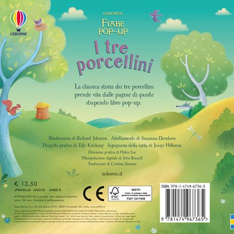 I tre porcellini. Libro pop-up. Ediz. a colori - Susanna Davidson - 3
