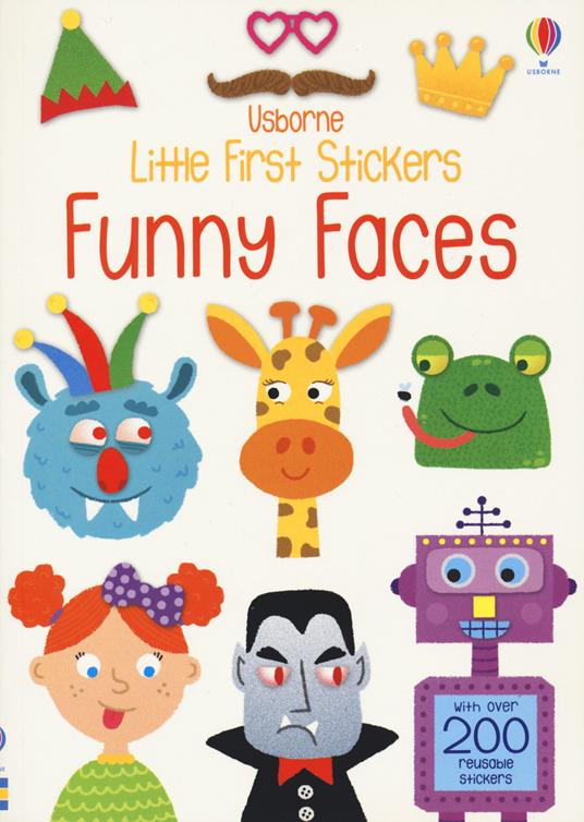 Little First Stickers Funny Faces - Sam Smith - cover