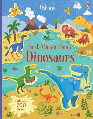 Dinosaurs. First sticker book. Con adesivi. Ediz. a colori - Hannah Watson - copertina