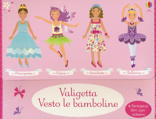 Amichette-Ballerine-Fatine-Principesse. Con adesivi. Ediz. a colori - Fiona Watt,Leonie Pratt - copertina
