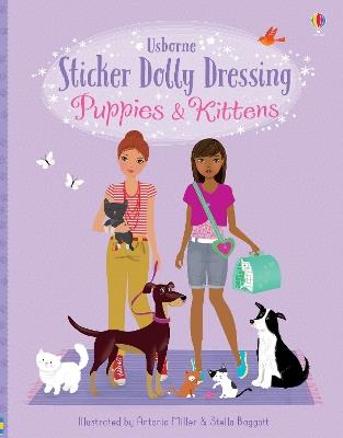 Sticker Dolly Dressing Puppies & Kittens - Fiona Watt,Lucy Bowman - cover