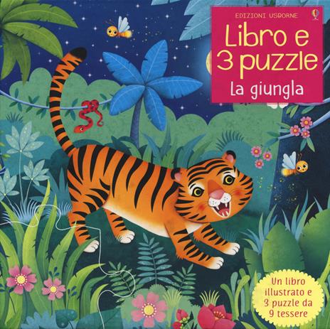 La giungla. Ediz. a colori. Con puzzle - Sam Taplin,Federica Iossa - copertina