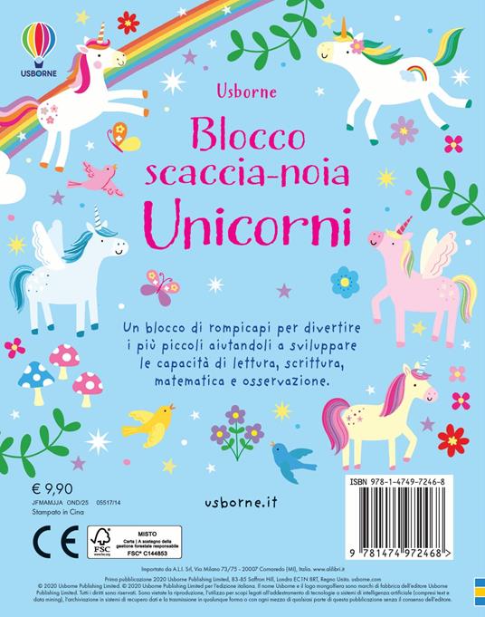 Unicorni. Blocco scaccia-noia. Ediz. a colori - Kirsteen Robson - 5