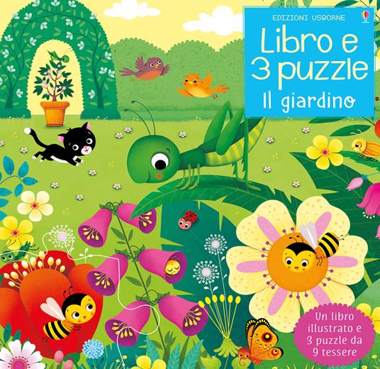 Il giardino. Ediz. a colori. Con 3 puzzle - Sam Taplin - copertina