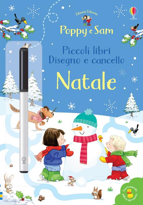 Natale. Piccoli libri disegno e cancello. Poppy e Sam. Con gadget - Sam Taplin - copertina