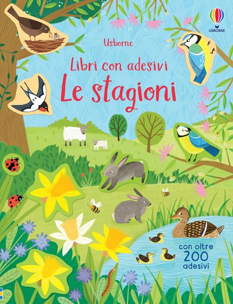 Le stagioni. Con adesivi. Ediz. a colori - Holly Bathie - copertina