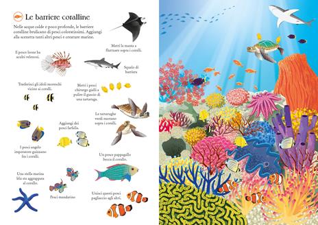 Nel mare. Ediz. a colori. Con adesivi - Fiona Patchett - 2