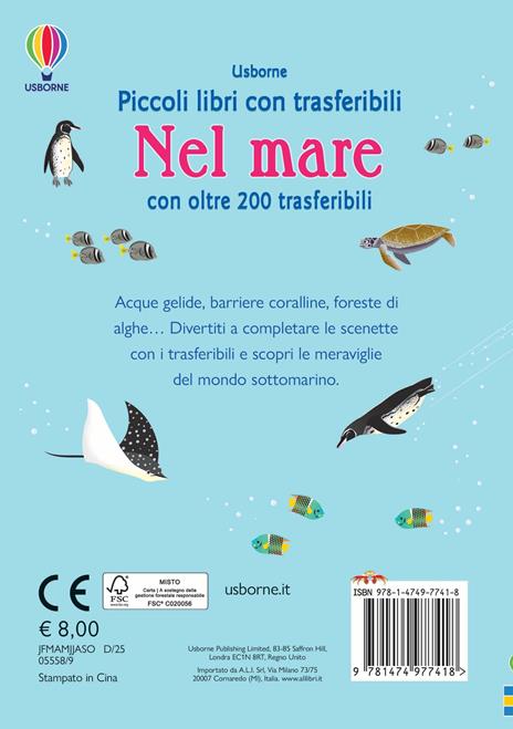 Nel mare. Ediz. a colori. Con adesivi - Fiona Patchett - 3