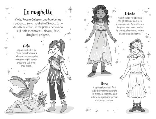 Le maghette e il piccolo drago. Con adesivi - Zanna Davidson - 2