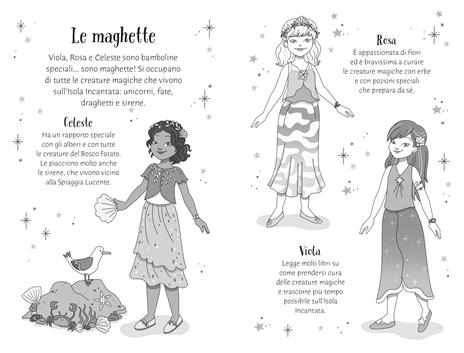 Le maghette e la sirena nei guai. Con adesivi - Zanna Davidson - 2