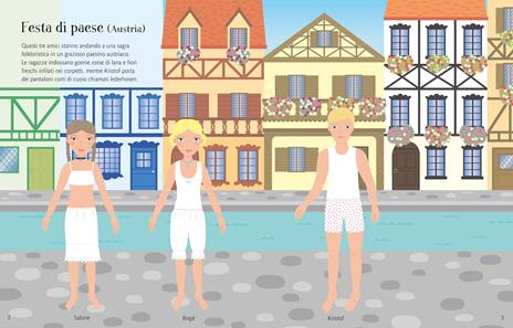 In giro per il mondo. Con adesivi. Ediz. a colori - Emily Bone - 2