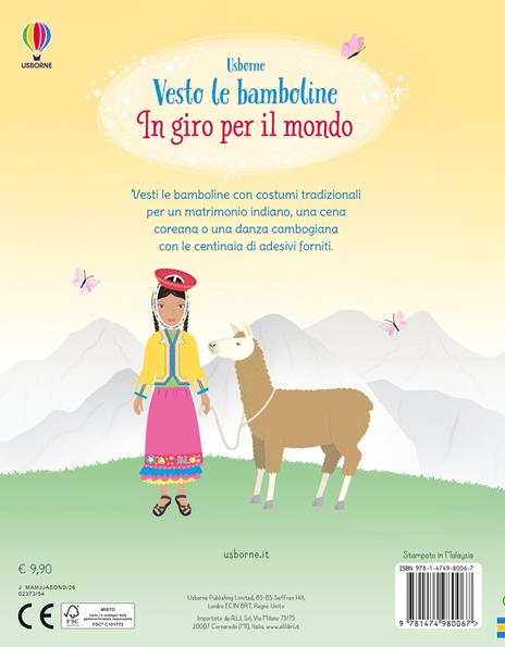 In giro per il mondo. Con adesivi. Ediz. a colori - Emily Bone - 3