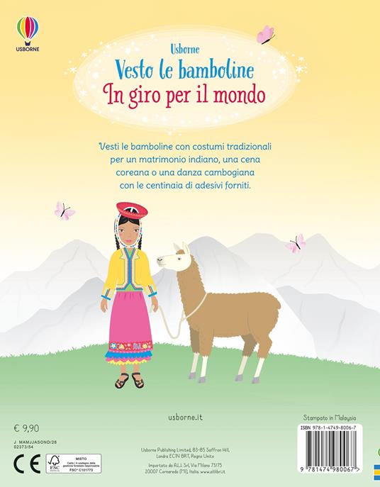 In giro per il mondo. Con adesivi. Ediz. a colori - Emily Bone - 3