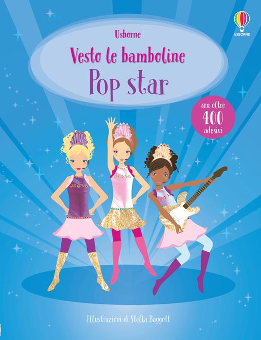 Pop star. Con adesivi. Ediz. a colori - Lucy Bowman - copertina