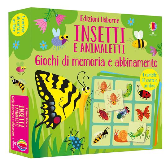 Insetti e animaletti. Ediz. a colori. Con 4 cartelle. Con libro illustrato - Kate Nolan - copertina