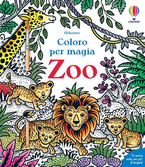 Zoo. Ediz. illustrata. Con pennello - copertina