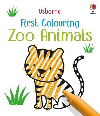 First Colouring Zoo Animals - Kirsteen Robson - cover