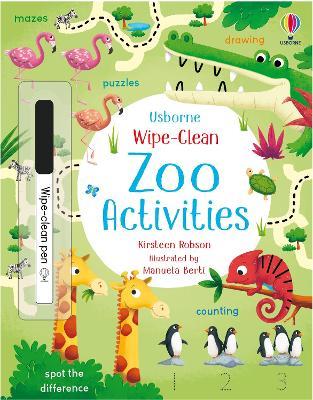 Wipe-Clean Zoo Activities - Kirsteen Robson - cover