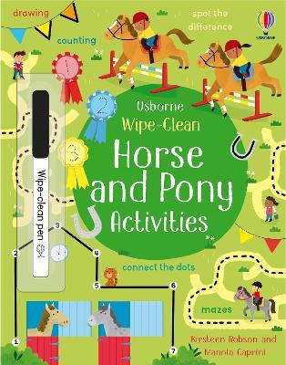Wipe-Clean Horse and Pony Activities - Kirsteen Robson - cover