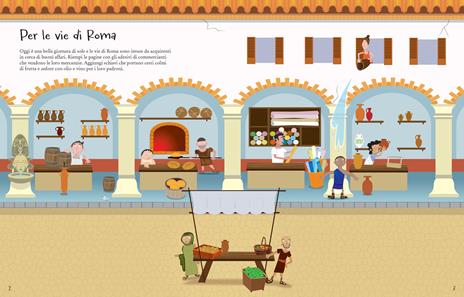 Gli antichi Romani. Con adesivi. Ediz. a colori - Fiona Watt - 2