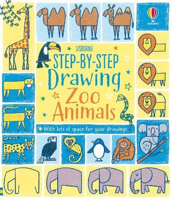 Step-by-step Drawing Zoo Animals - Fiona Watt - cover
