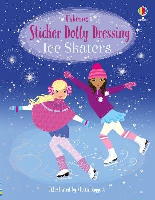 Sticker Dolly Dressing Ice Skaters - Fiona Watt - cover