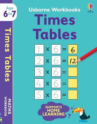 Usborne Workbooks Times Tables 6-7 - Holly Bathie - cover